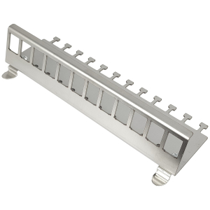 Adapter keystone na DIN, 12-portowy, z uchwytem kablowym Base Link BL-MKADIN12U