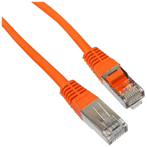 Patchcord F/UTP kat.6 1,5m pomarańczowy