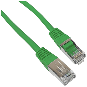 Patchcord F/UTP kat.6 3m zielony
