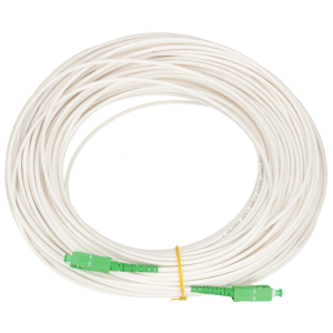 Patchcord światłowodowy jednomodowy, SC/APC-SC/APC, SM 9/125, LS0H, simplex, G.657.A2 | 20m