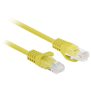 Patchcord U/UTP kat.5e 30m ż&oacute;łty (Lanberg)