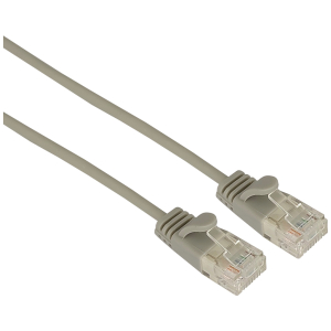 Patchcord U/UTP kat.6a 3m szary, slim &empty;3.5mm (LSOH)