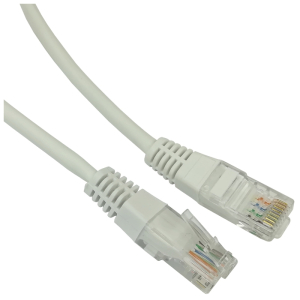 Patchcord U/UTP kat.6 0,5m biały