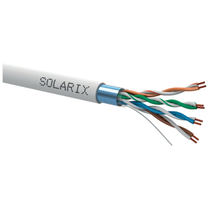 Kabel instalacyjny F/UTP kat.5e, linka, 305m (Solarix SXKL-5E-FTP-PVC-GY)