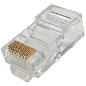 Złącze modularne RJ45 8p8c kat.5e drut, typ EZ (100szt.)