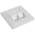 Gniazdo podtynkowe modularne, 2x keystone (Solarix)