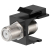 Adapter keystone z łącznikiem F (10szt., czarny)