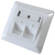 Gniazdo podtynkowe modularne, 2x keystone (Base Link)