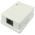 Gniazdo natynkowe UTP 1x RJ45 kat.5e, zintegrowane