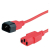 Kabel zasilający IEC320 C14/C13, 1.8m, czerwony