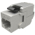 Moduł keystone RJ-45 STP kat.6, beznarzędziowy (Solarix SXKJ-6-STP-BK-SA