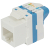Moduł keystone RJ-45 UTP kat.6A, beznarzędziowy  Base Link BL-MKU6ABLEG-BL