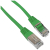 Patchcord F/UTP kat.6 0,25m zielony
