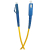 Patchcord światłowodowy jednomodowy, LC/PC-SC/PC, SM 9/125, LS0H, simplex, G.657.A 5m