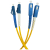 Patchcord światłowodowy jednomodowy, LC/UPC-SC/UPC SM duplex 0.5m, G.657A1 9/125