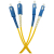 Patchcord światłowodowy jednomodowy, SC/PC-SC/PC, SM 9/125, LS0H, duplex, 0,5m