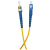 Patchcord światłowodowy jednomodowy, ST/PC-SC/PC, SM 9/125, LS0H, simplex, 1m