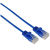 Patchcord U/UTP kat.6a 0,25m niebieski, slim ∅3.5mm (LSOH)