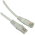 Patchcord UTP kat.5e 0,25m biały