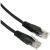 Patchcord UTP kat.5e 5m czarny
