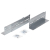 Szyny montażowe 2U do szafy rack 250-450mm, nośność 80kg